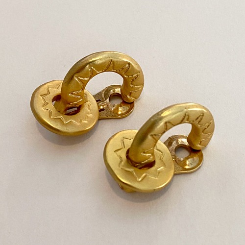 [HeCollection] Gold Rings Clip