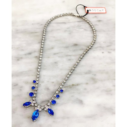 [HeCollection] Blue Stone Necklace