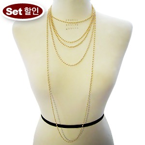 3mm Long Pearl Necklace