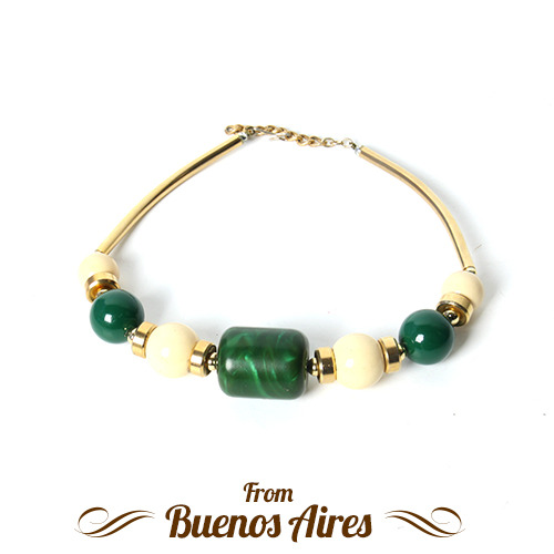 Green Short Necklace 