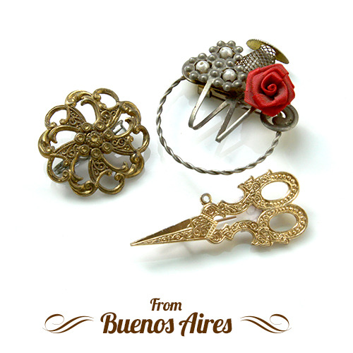 Argentina 3 Brooches  