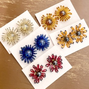 [HeCollection] Handmade Beads Flower Clip